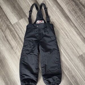 Obermeyer Snow Bibs Overalls 4 boys black pants winter ski skiing preschool